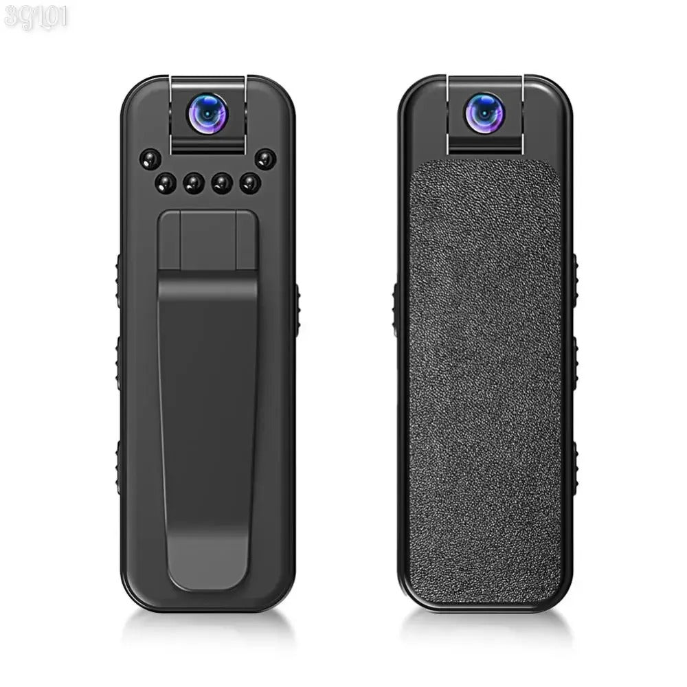 HKFUG Mini Cámara Corporal HD 1080P con Lente Giratoria de 180°