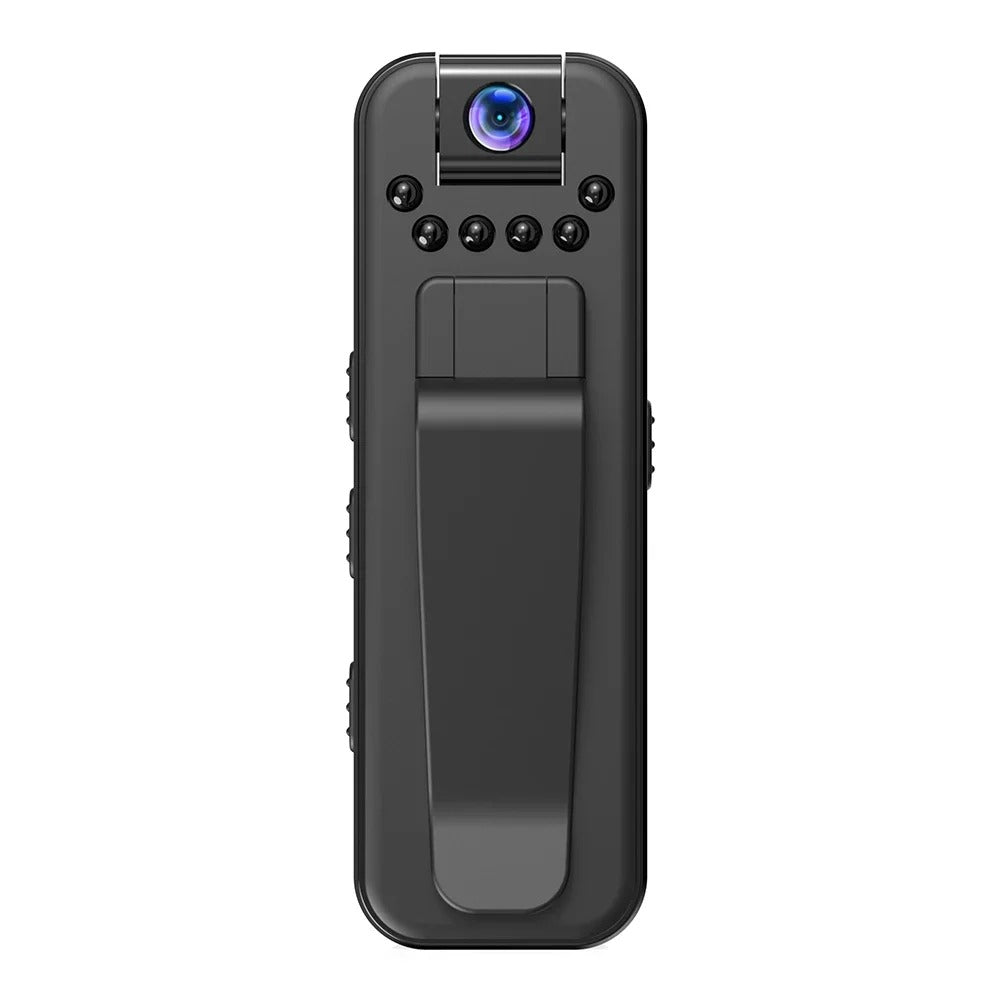 HKFUG Mini Cámara Corporal HD 1080P con Lente Giratoria de 180°