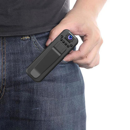 HKFUG Mini Cámara Corporal HD 1080P con Lente Giratoria de 180°