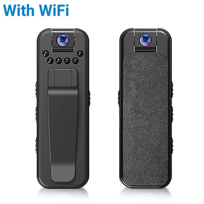HKFUG Mini Cámara Corporal HD 1080P con Lente Giratoria de 180°